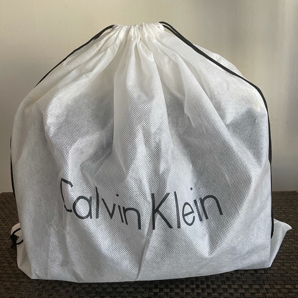 NWOT Calvin Klein Classic Gold Accented Satchel - Picture 16 of 16